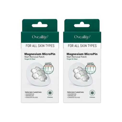 Oveallgo® Magnesium MicroPin Target & Clear Wart Removal Patch Pro