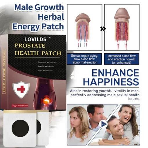 LOVILDS™ PDE5 Men's Herbal Energy Patch