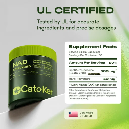 NAD Advanced - NAD Supplement with Resveratrol