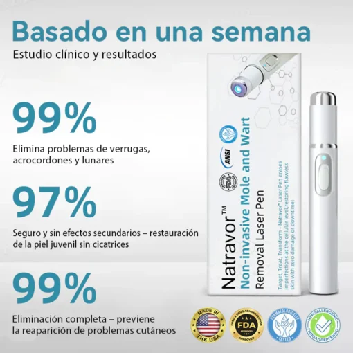 Non-invasive laser pen for mole and wart removal (atravor™)