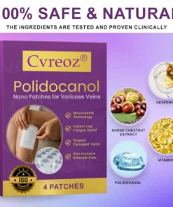 Cvreoz® Polidocanol Nano Patches for Varicose Veins