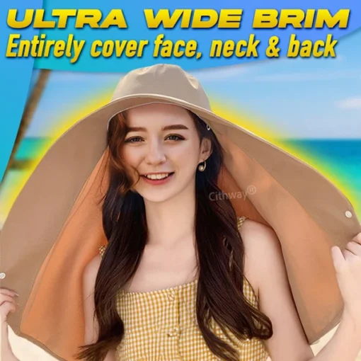 Cithway® Anti-UV Full-Face Protection Sun Hat Shawl