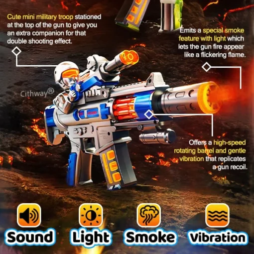 Cithway® Fun Battle Submachine Toy Gun