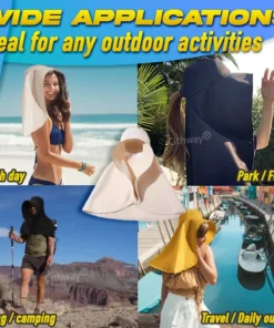 Cithway® Anti-UV Full-Face Protection Sun Hat Shawl