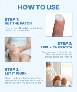 Alisanda®️ HeightBoost MicroPin Growth & Stretch Patch