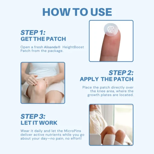 Alisanda®️ HeightBoost MicroPin Growth & Stretch Patch