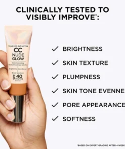 CC Nude Glow Lightweight Foundation + Glow Serum with SPF 40