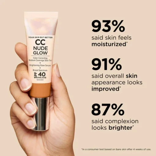 CC Nude Glow Lightweight Foundation + Glow Serum with SPF 40