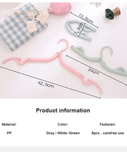 Foldable Clothes Hanger Set 5 Pieces