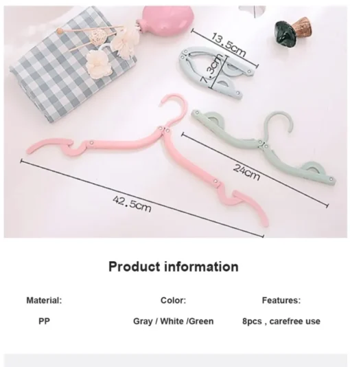 Foldable Clothes Hanger Set 5 Pieces