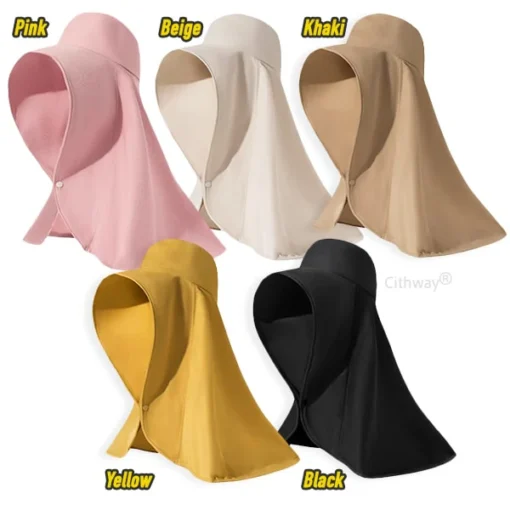 Cithway® Anti-UV Full-Face Protection Sun Hat Shawl