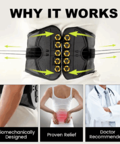 Adjustable Lumbar Support Belt Lower Back Brace