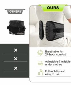 Adjustable Lumbar Support Belt Lower Back Brace
