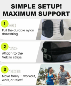 Adjustable Lumbar Support Belt Lower Back Brace