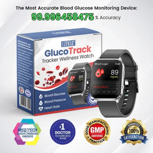 CZTICLE® SmartGluco Tracker Wellness Watch