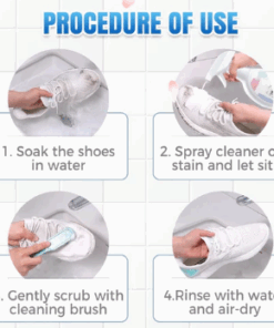Portable Quick White Shoe Cleaning Spray