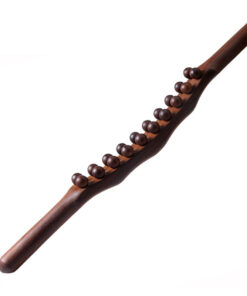 Wooden lymphatic massage stick