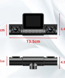 1080P 4-Channel Dash Cam with Night Vision